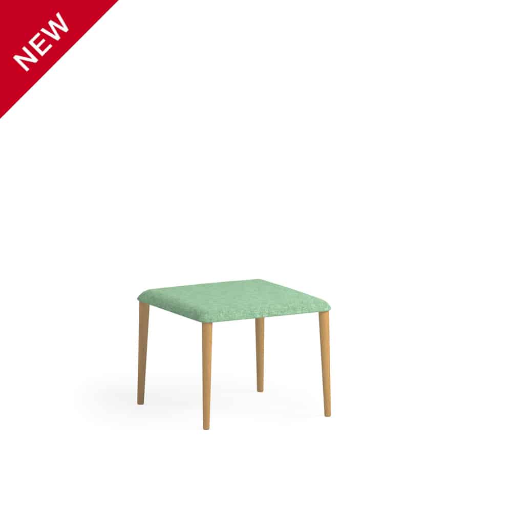 Sloop 55 Pouf con gambe in legno
